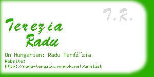 terezia radu business card